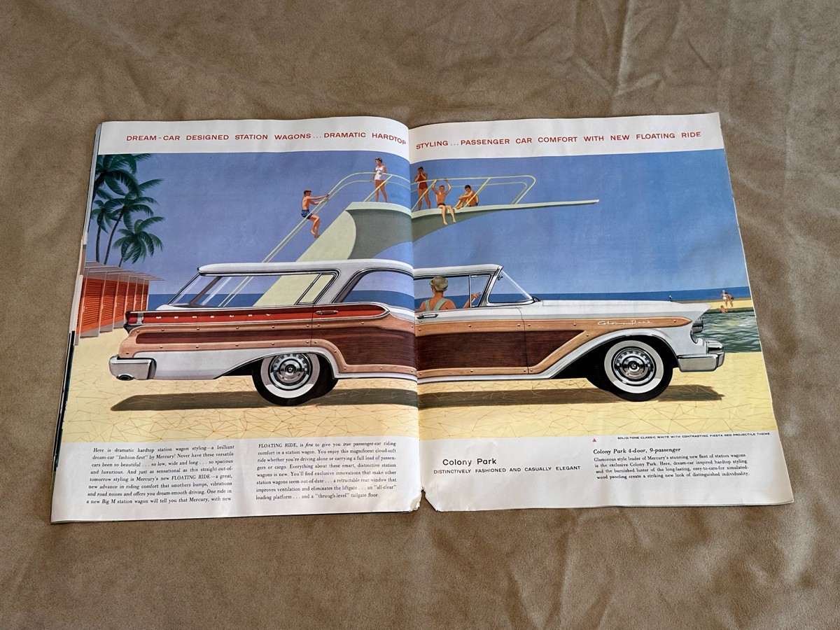 1957 Mercury design in advertising magazine